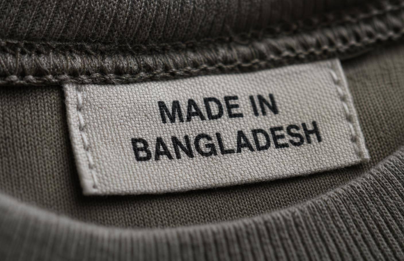 Made in Bangladesh garment label